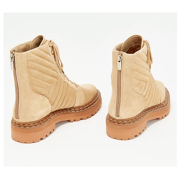 Vince Camuto x Fashion Jackson Suede Lace-Up Hiker Boots - Puchenie - Picture 2 of 3